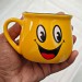 Cute Emoji Ceramic Coffee Mug - 250ml - Yellow color